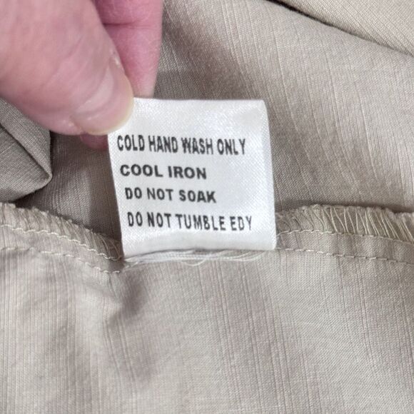 Princess Polly High Rise Wide Leg Pants Lightweight Stretch Cotton Women's Sz 4 - Picture 9 of 9